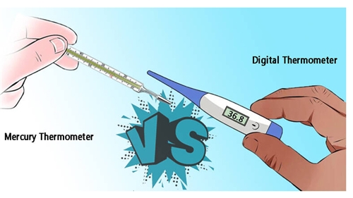 دماسنج دیجیتال در مقابل دماسنج جیوه ای