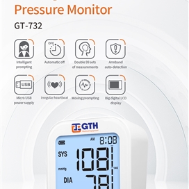 فشارسنج دیجیتال سخنگو دو کاربره مدل Digital Blood Pressure Monitor GTH GT732